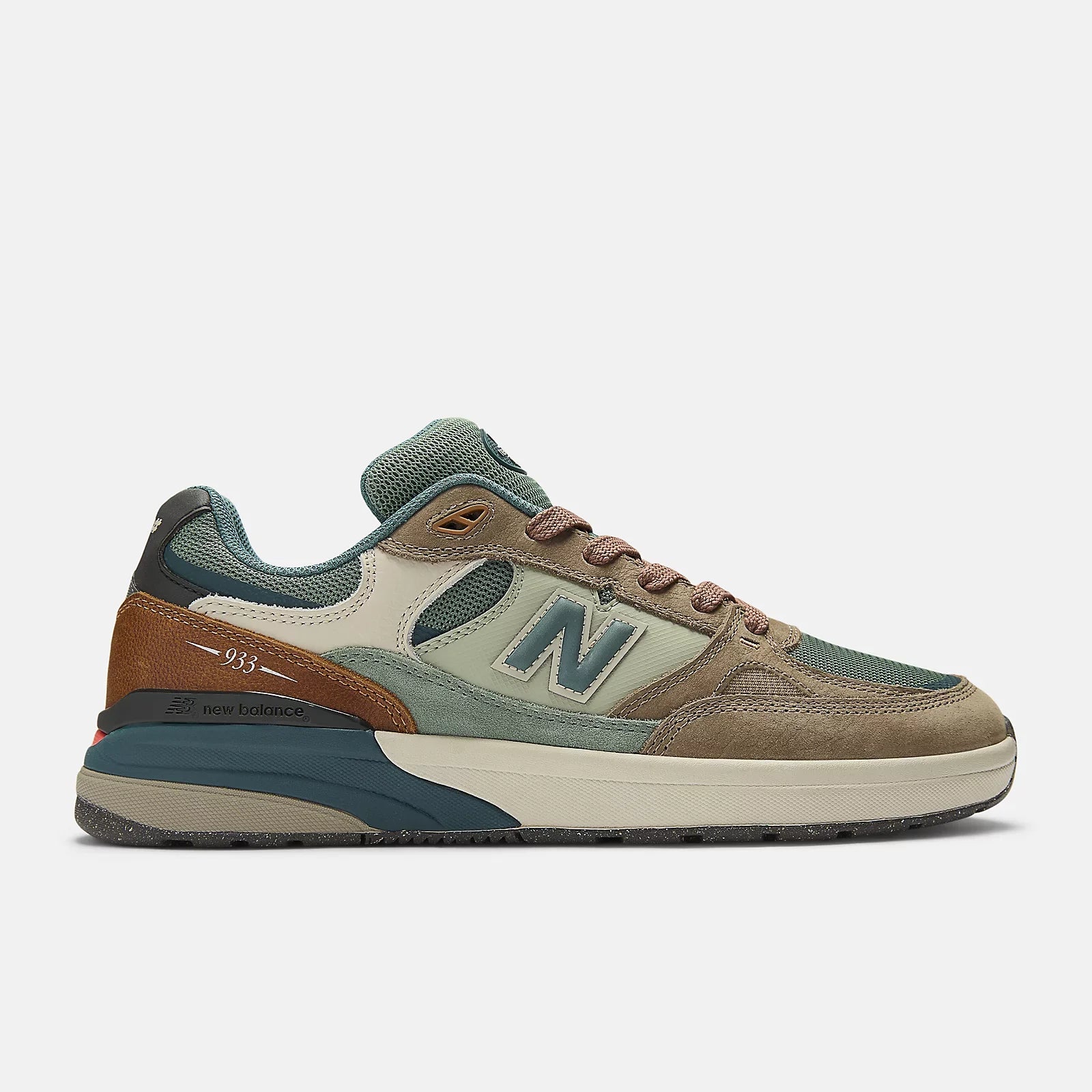 New Balance Shoes Numeric Andrew Reynolds 933 - Mushroom/New Spruce