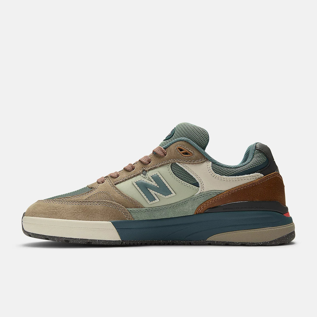 New Balance Shoes Numeric Andrew Reynolds 933 - Mushroom/New Spruce