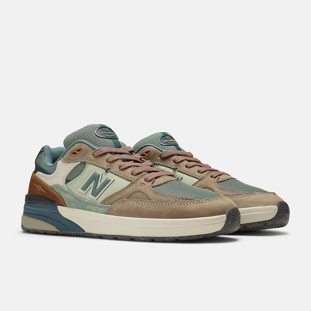 New Balance Shoes Numeric Andrew Reynolds 933 - Mushroom/New Spruce