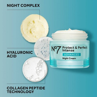 No7 Protect & Perfect Intense Advanced Moisturizing Night Cream 1.69 fl oz - Missing Box - PhishStones Products