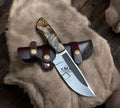 Notch Blade Hunting Knife Custom Sheath Gift For Men - PhishStones Products