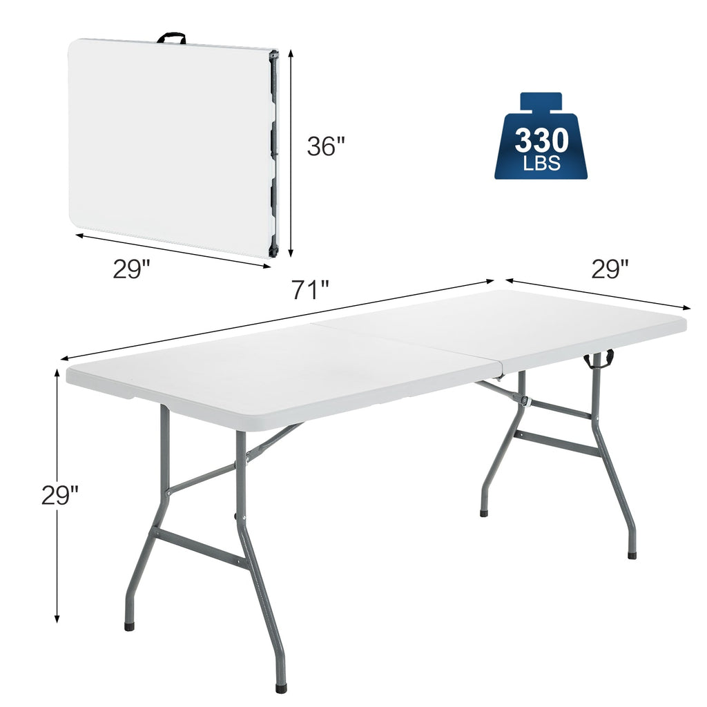 Portable Folding Camping Table with Carrying Handle