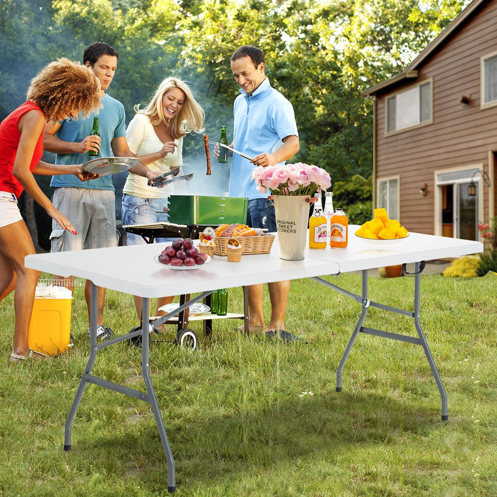 Portable Folding Camping Table with Carrying Handle