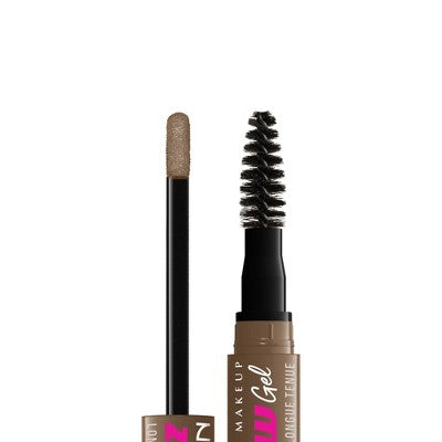 NYX Professional Makeup Zero to Brow Longwear Eyebrow Gel 02 Ash Blonde 0.06 fl oz - Imperfect Box - PhishStones Products