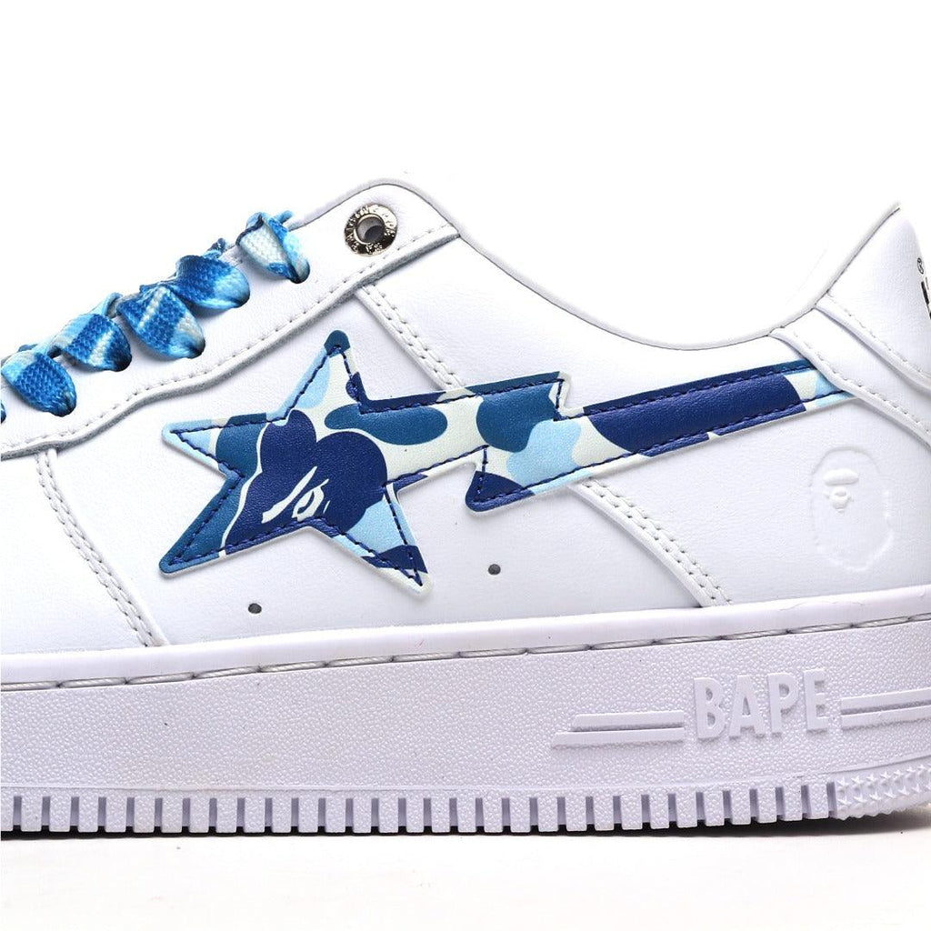 A Bathing Ape Bape Sta Low ABC 'Camo White Blue'