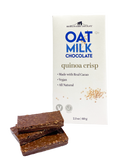 Brooklyn Born Chocolate - Choc Quinoa Crisp Oat Milk Bar, 2.1 oz (Pack of 12) - Kosher Wheat-Free Snack