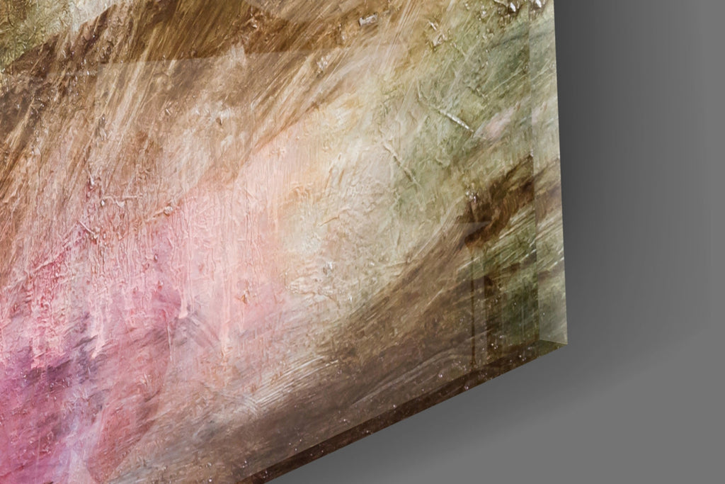 Misty Turquoise Cove Glass Wall Art