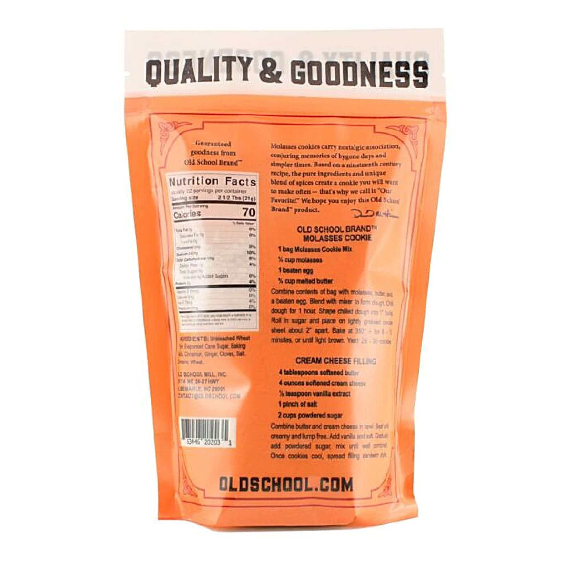 Old School Brand Molasses Cookie Mix