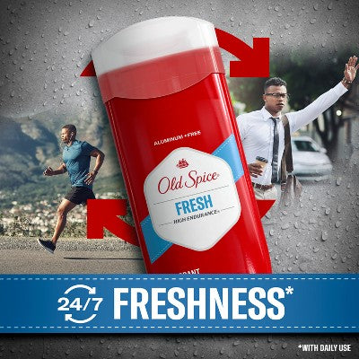 Old Spice Men's Deodorant Legendary Fragrance Fresh 3.4oz/3pk - New - PhishStones Products