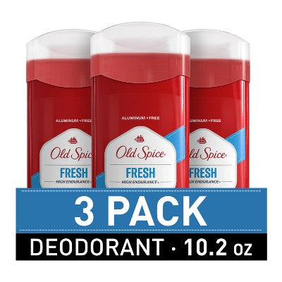 Old Spice Men's Deodorant Legendary Fragrance Fresh 3.4oz/3pk - New - PhishStones Products