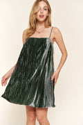 Plus Olive Velvet Holiday Dress