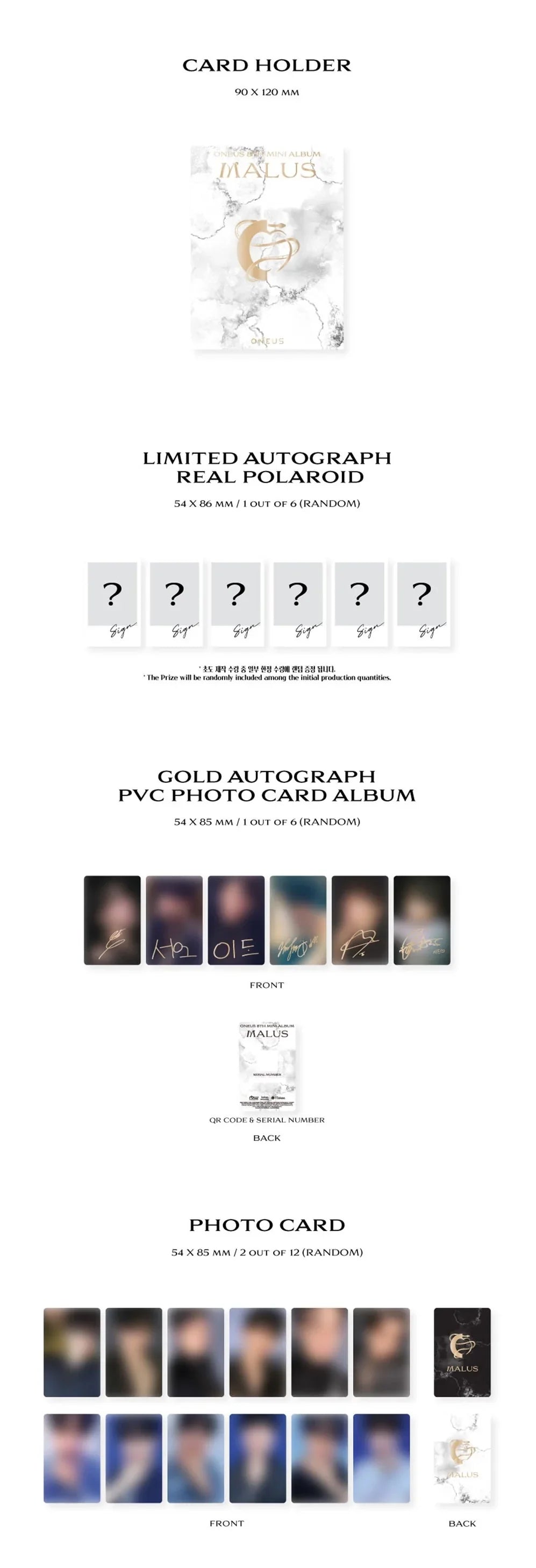 Oneus 8th Mini Album - Malus Limited Platform Version