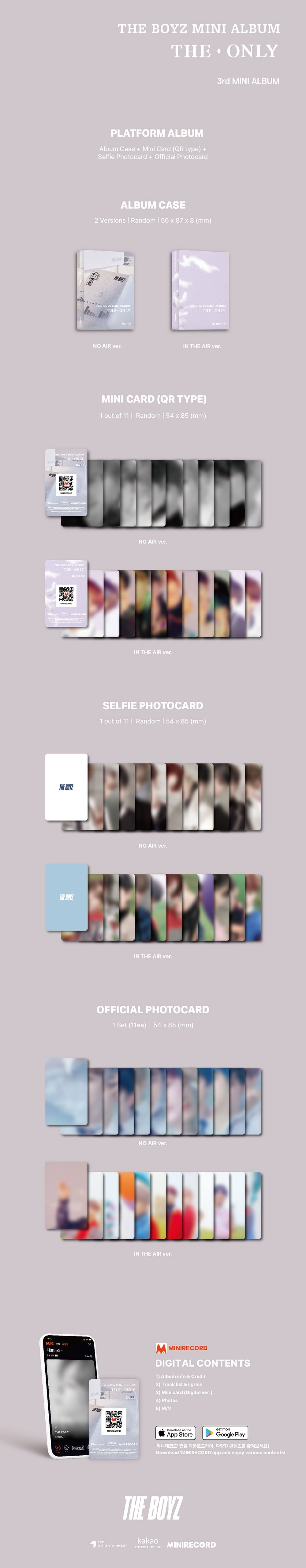 The Boyz 3rd Mini Album - The Only (Platform Ver.)