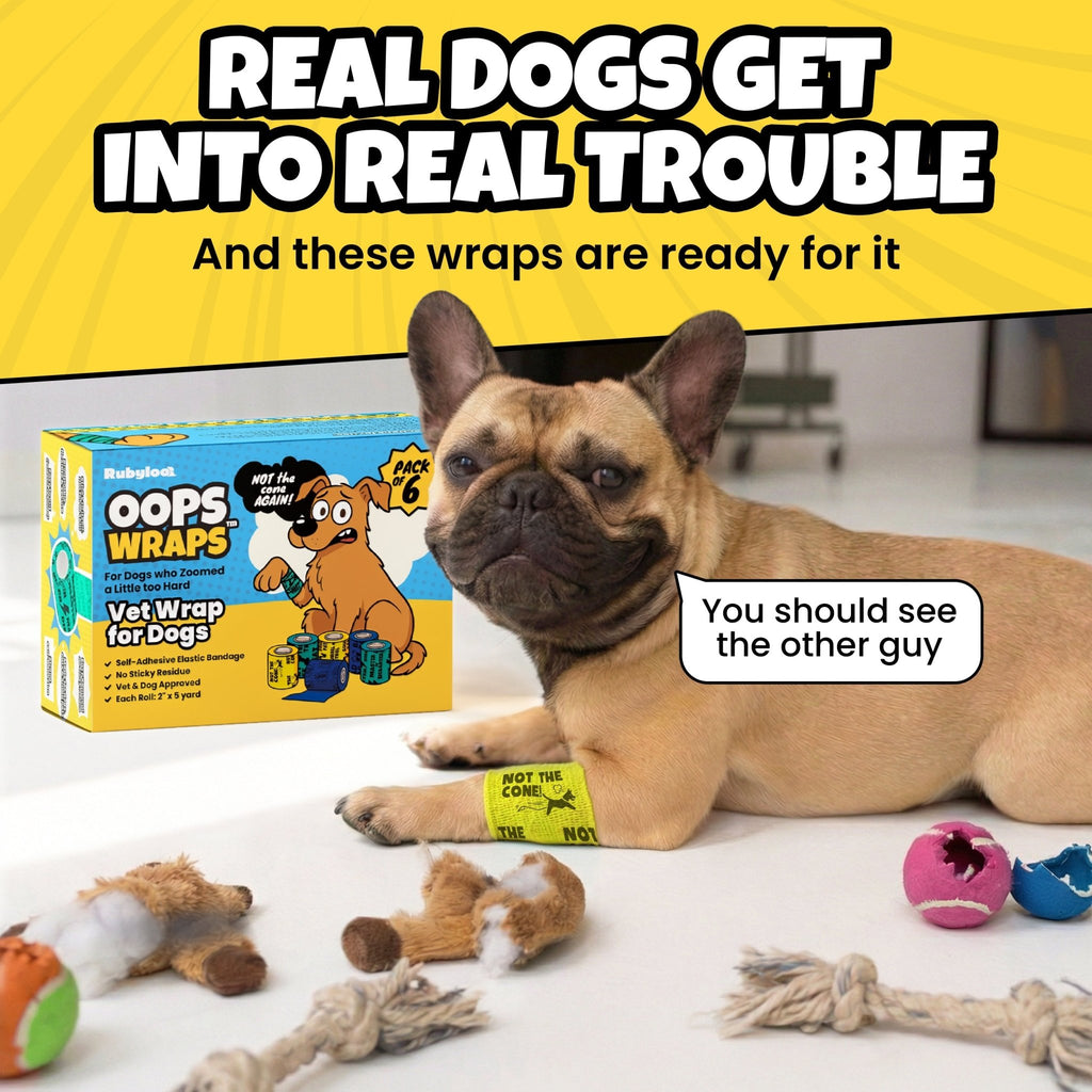 Oops Wraps™ Non - Stick Wrap for Dogs - PhishStones Products