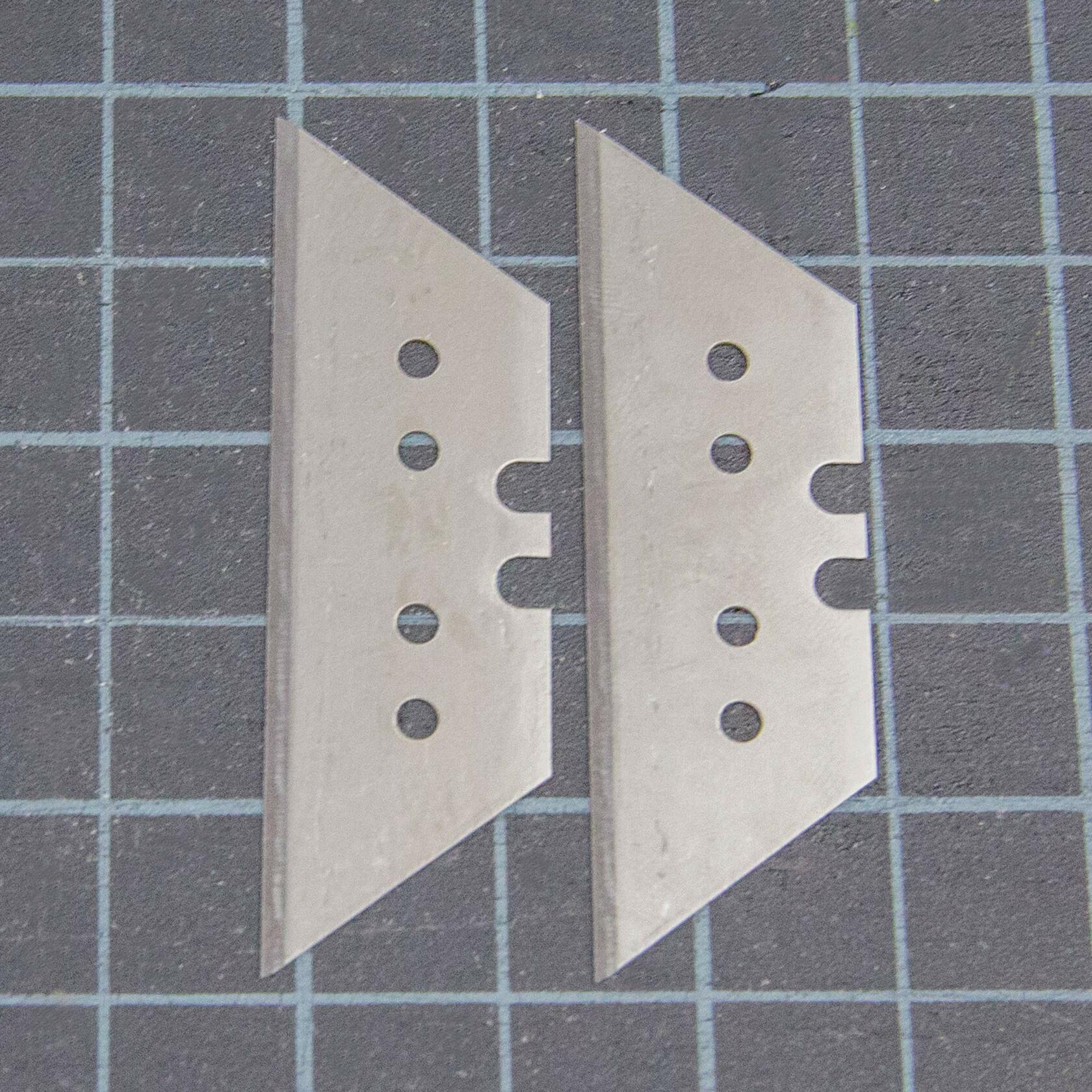 BAZIC Utility Knife Blade Razor Replacement Blades, Carbon Steel Box Cutter