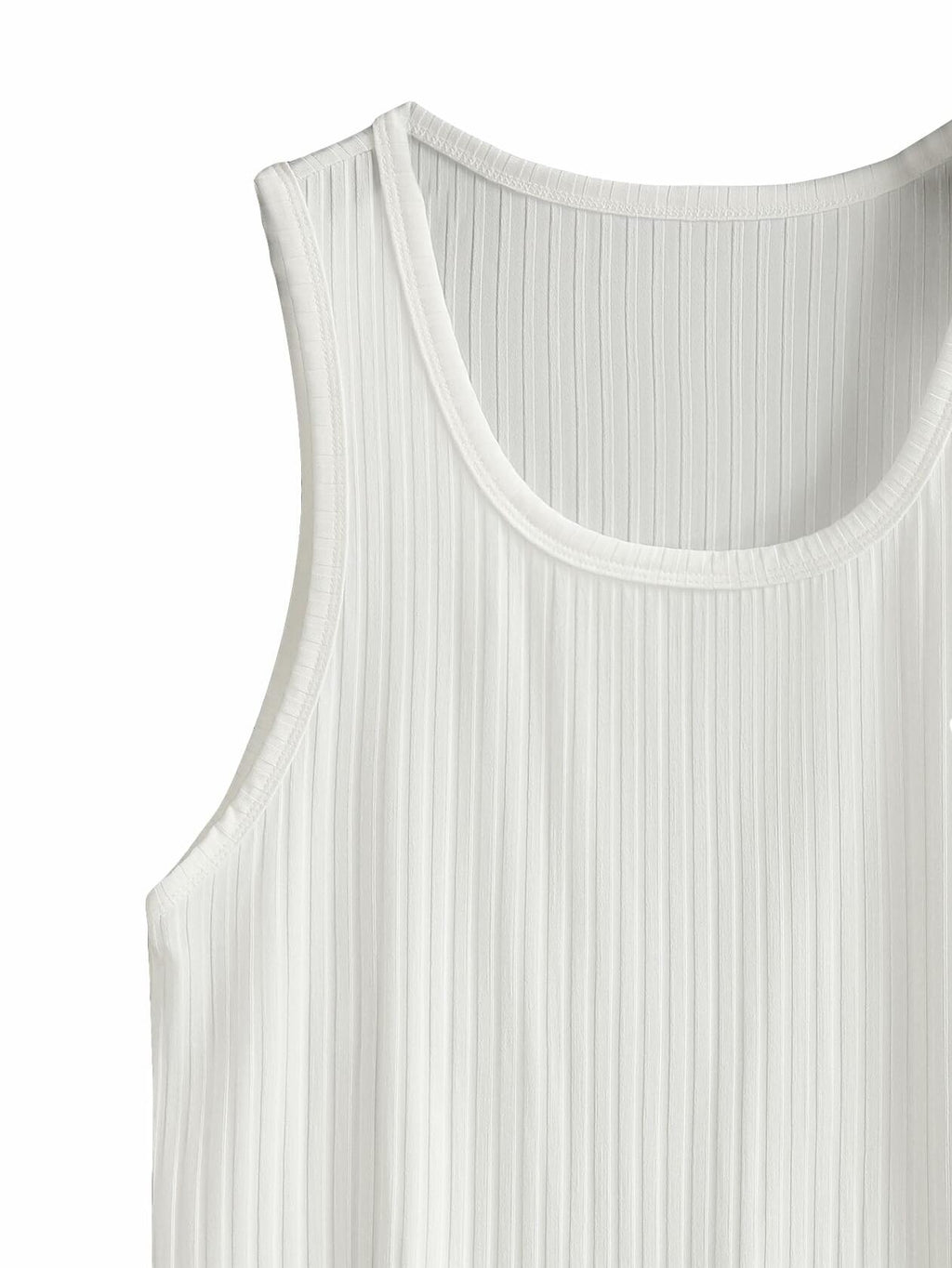 COZYEASE Men's Rib Knit Sleeveless Tank Top Green Small Casual Bodycon