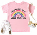 CAZYCHILD Dot Day Kids T-Shirt Rainbow Toddler Tee 2024 Girls Boys