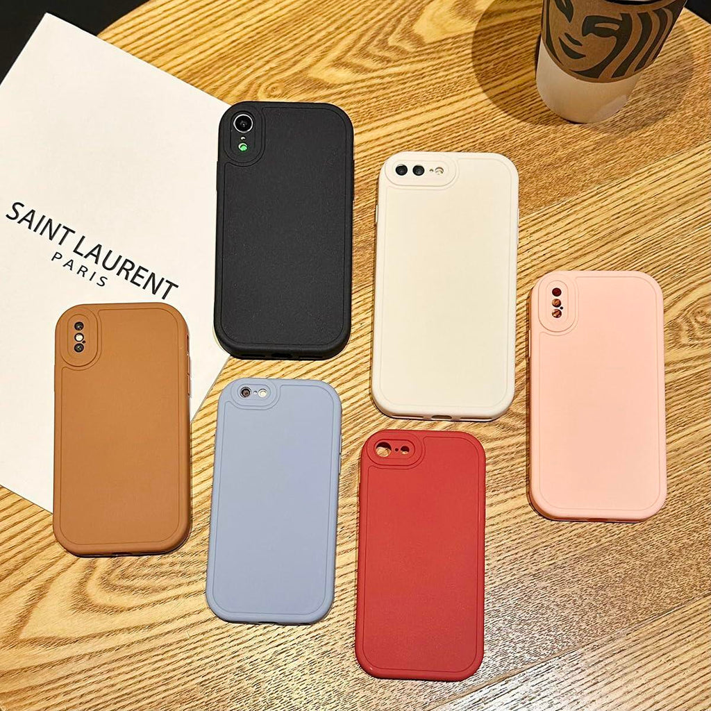 Callyue iPhone 16 Pro Max TPU Case Circular Edges Camera Protection Black