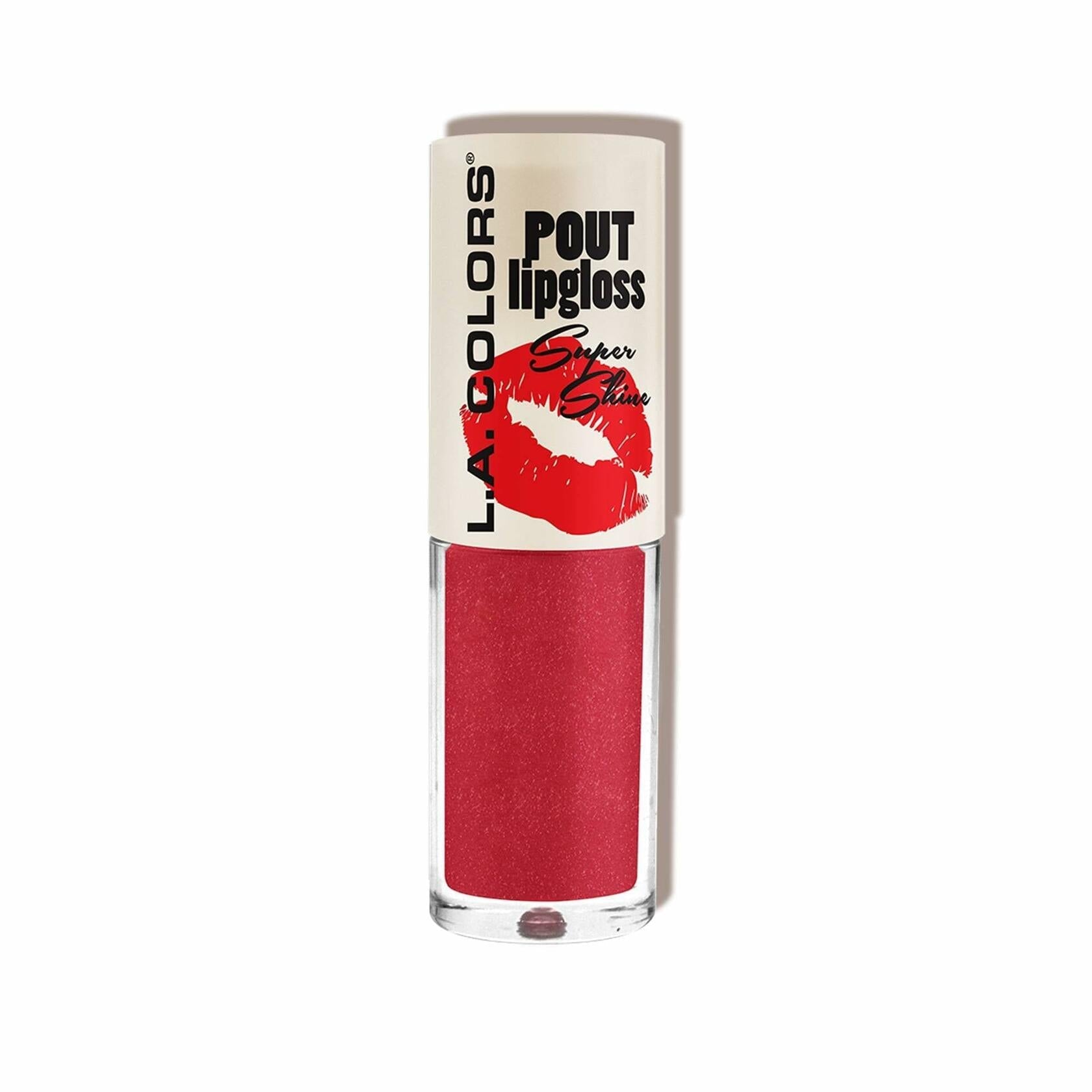 L.A. COLORS Pout Shiny Lipgloss French Kiss CLG647 .12 oz