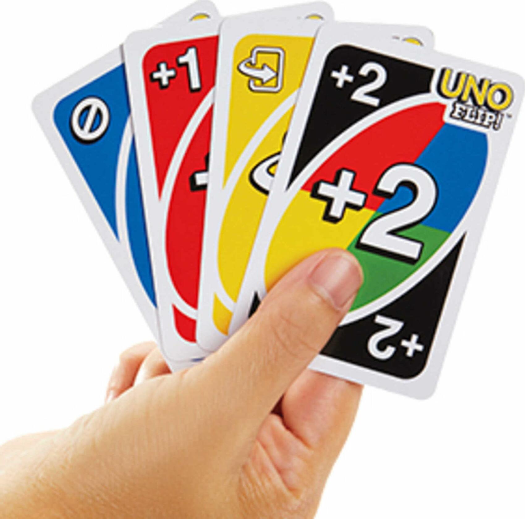 Mattel UNO FLIP! Family Card Game 112 Cards Sturdy Storage Tin Ages 7+