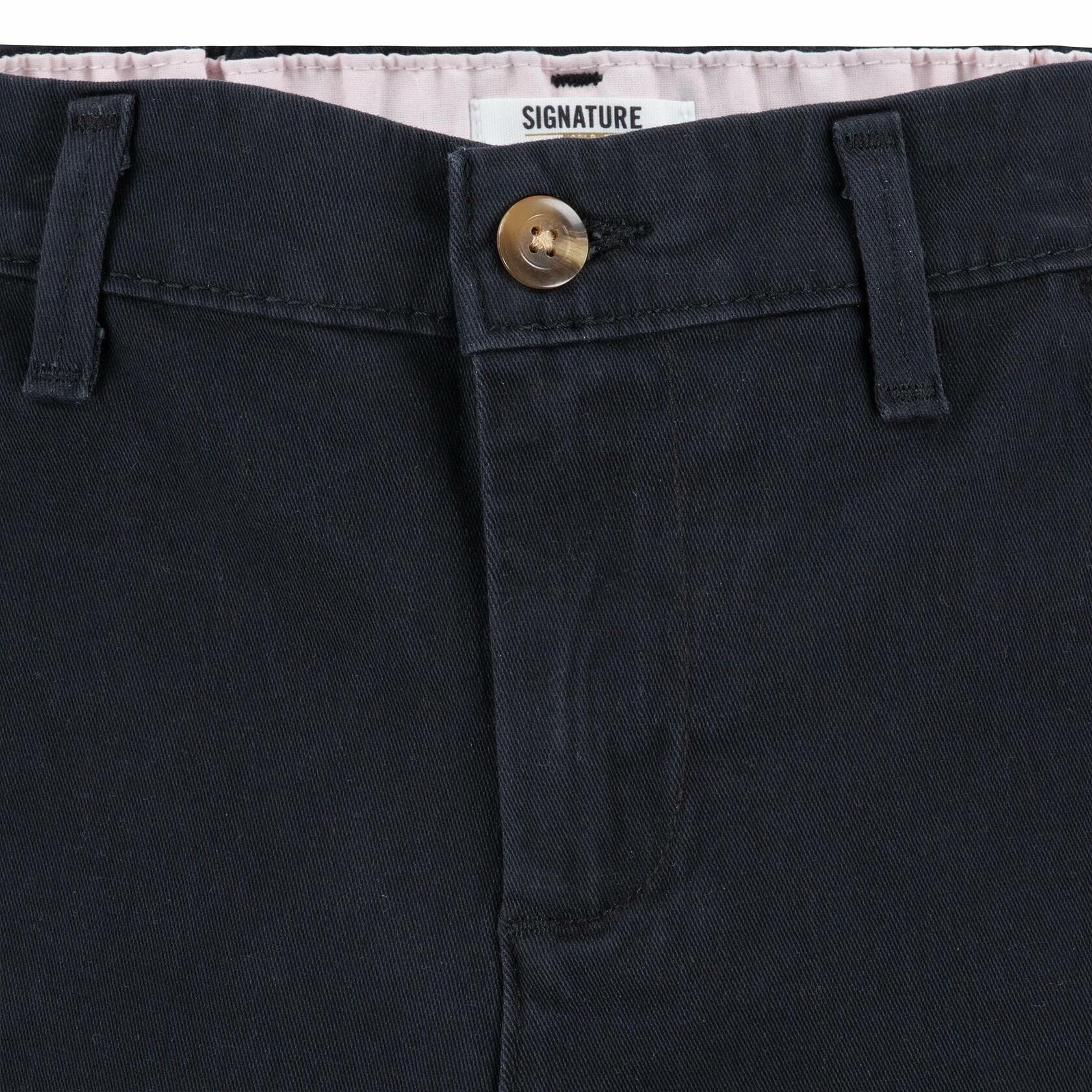 Levi Strauss Signature Girls Uniform Shorts Jet Black Size M