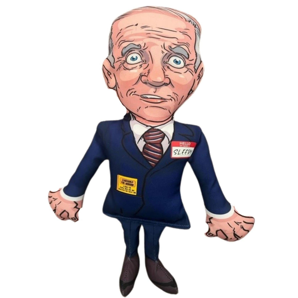Pesky Patriot Sleepy Joe Biden Dog Toy Let’s Go Brandon 12" Durable Polyester