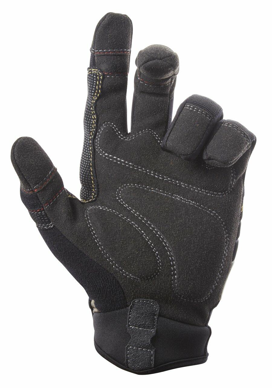 Custom Leathercraft 130XL Subcontractor Flex Grip Work Gloves, Extra Large