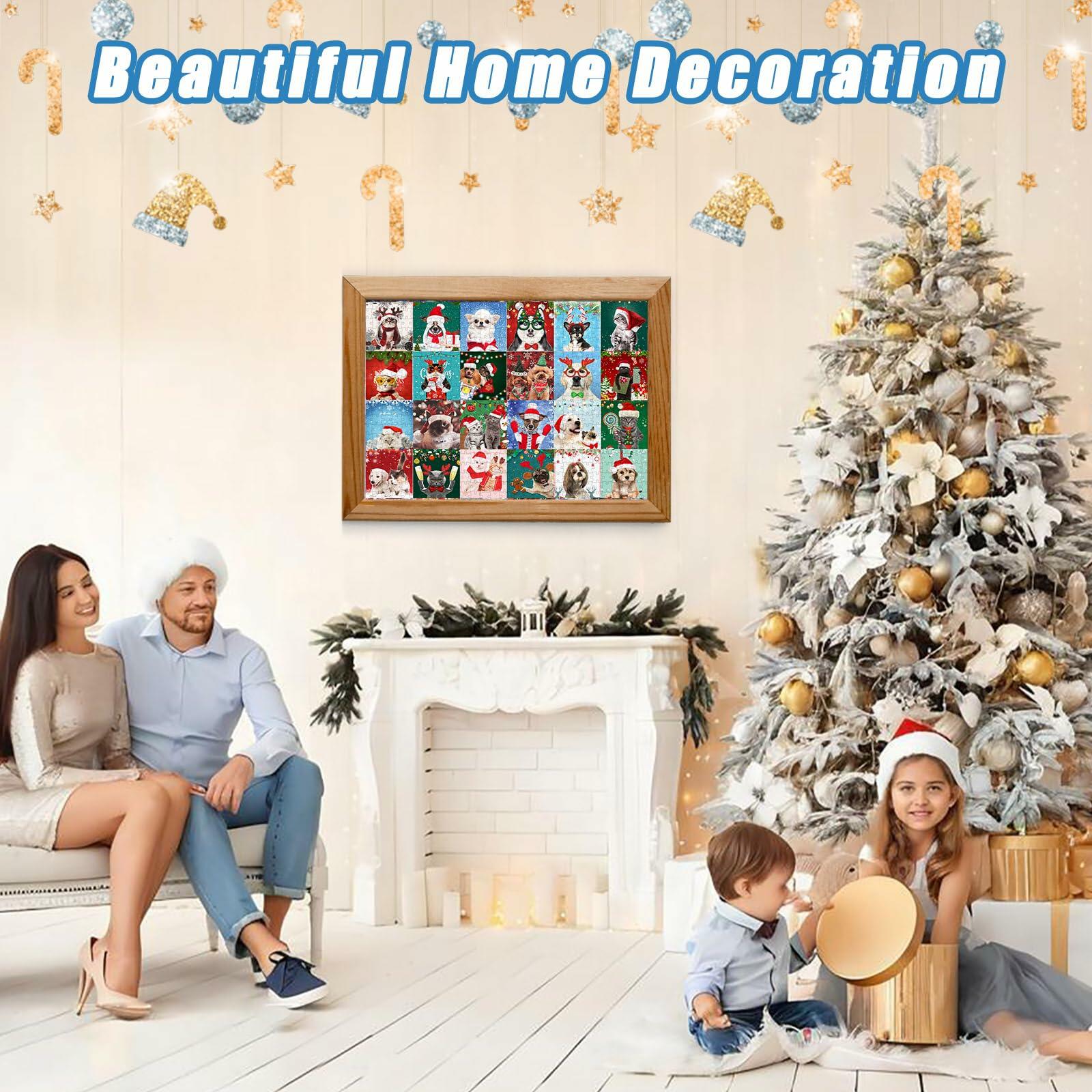 Sibosen 2024 Polar Christmas Puzzle Advent Calendar 1008 Pieces Style-02