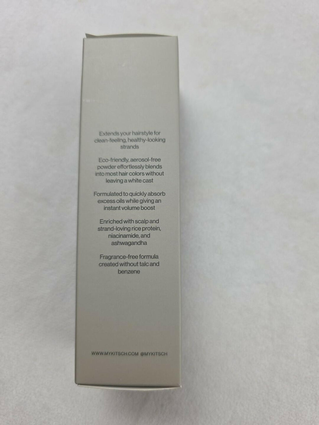 Kitsch Volumizing Rice Protein Dry Shampoo Dark Tinted Powder 1 fl oz