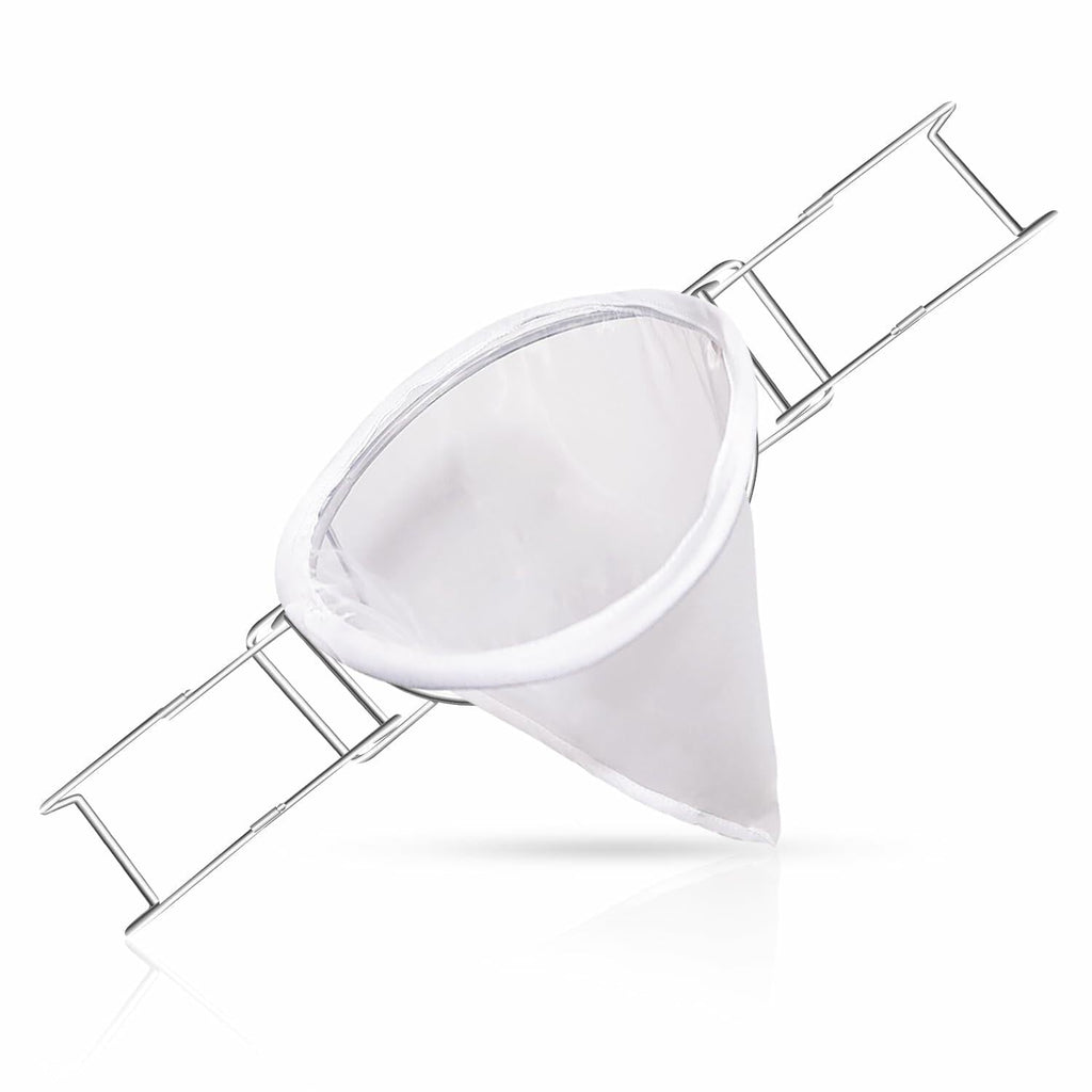 Aageme Versatile 8.7-Inch Oil & Syrup Filter Silver Adjustable Stand 3 Screens