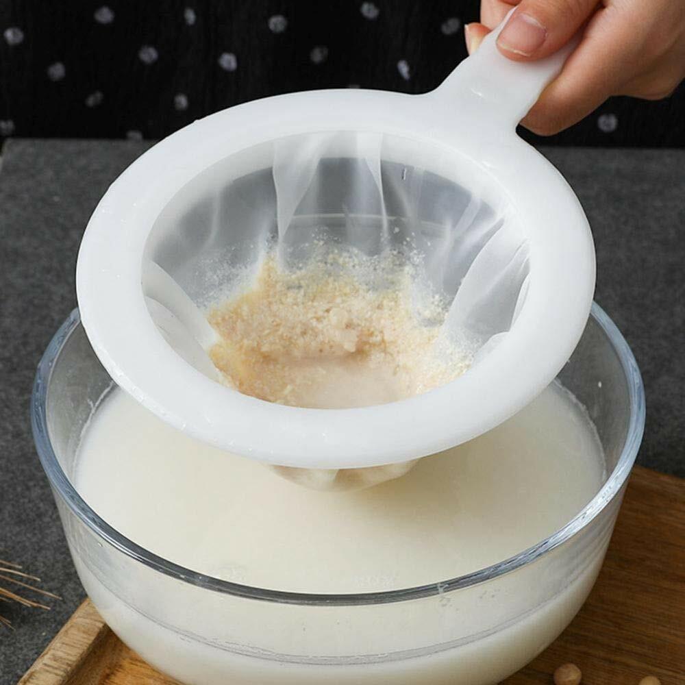 Sasha 3pcs Fine Nylon Mesh Strainer Set 100/200/400 Filter Spoon Sieve