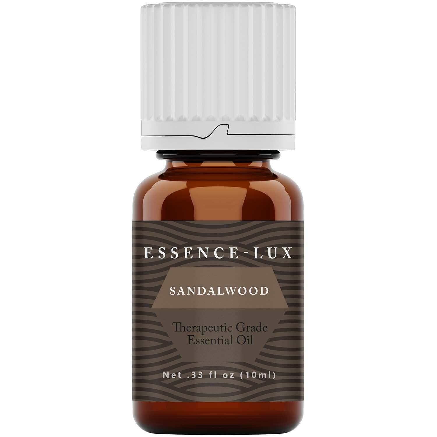 Essence-Lux Sandalwood Essential Oil 10ml 0.33oz Aromatherapy Dropper