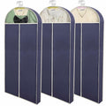 DYYHSDPU Garment Bags 3 Pack Suit Storage Hanging Clothes Black 50x24 Inch
