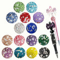 KUNHEHO 130 Pcs Mixed Color Wooden Round Beads for DIY Crafts & Accessories
