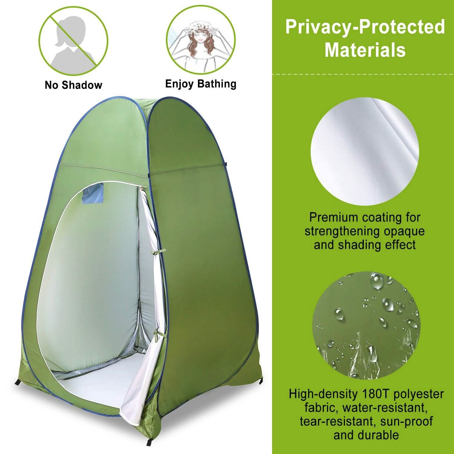 Outdoor Pop Up Toilet Tent - PhishStones Products