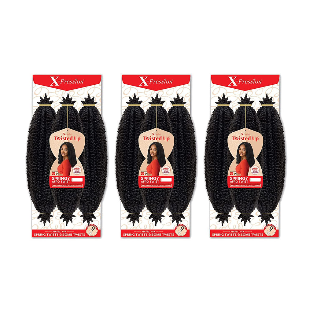 Outre Crochet Braids X - Pression Twisted Up 3X Springy Afro Twist 16" - PhishStones Products