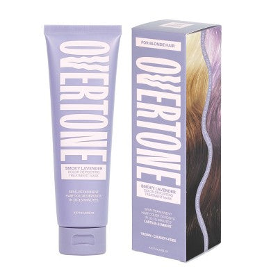 Overtone Smoky Lavender Hair Mask Semi - Permanent Hair Dye & Color Conditioner - New - PhishStones Products