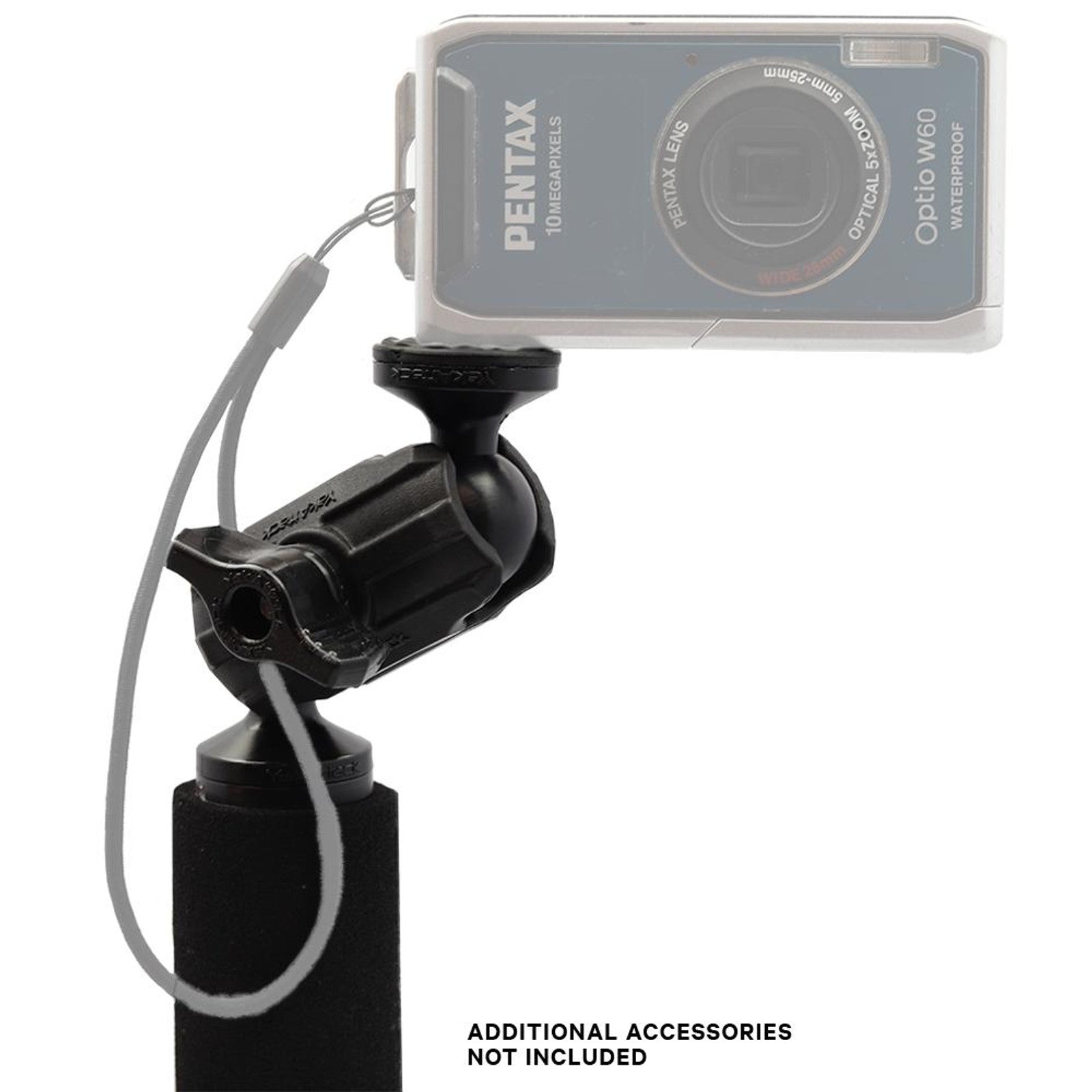 PanFish Pro Camera Mount, Includes 1/4"-20 mount and GoPro