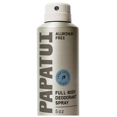 Papatui Men's Long - Lasting Odor Protection Body Deodorant Spray Lush Coconut 5oz - Imperfect Container - PhishStones Products