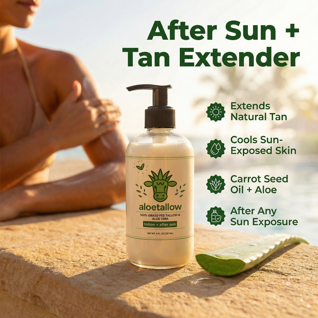 Tallow + Aloe Face & Body Lotion | 8 Clean Ingredients