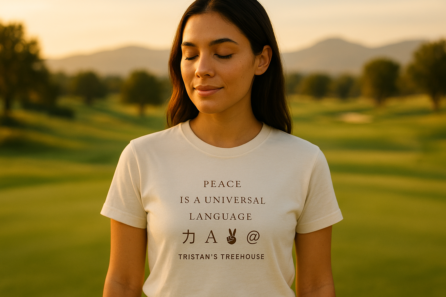 Peace is a Universal Language – T-Shirt