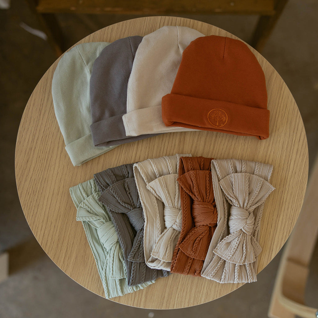 Pebble Set - Cable Knit Knotted Headbands - 5 Pack - PhishStones Products