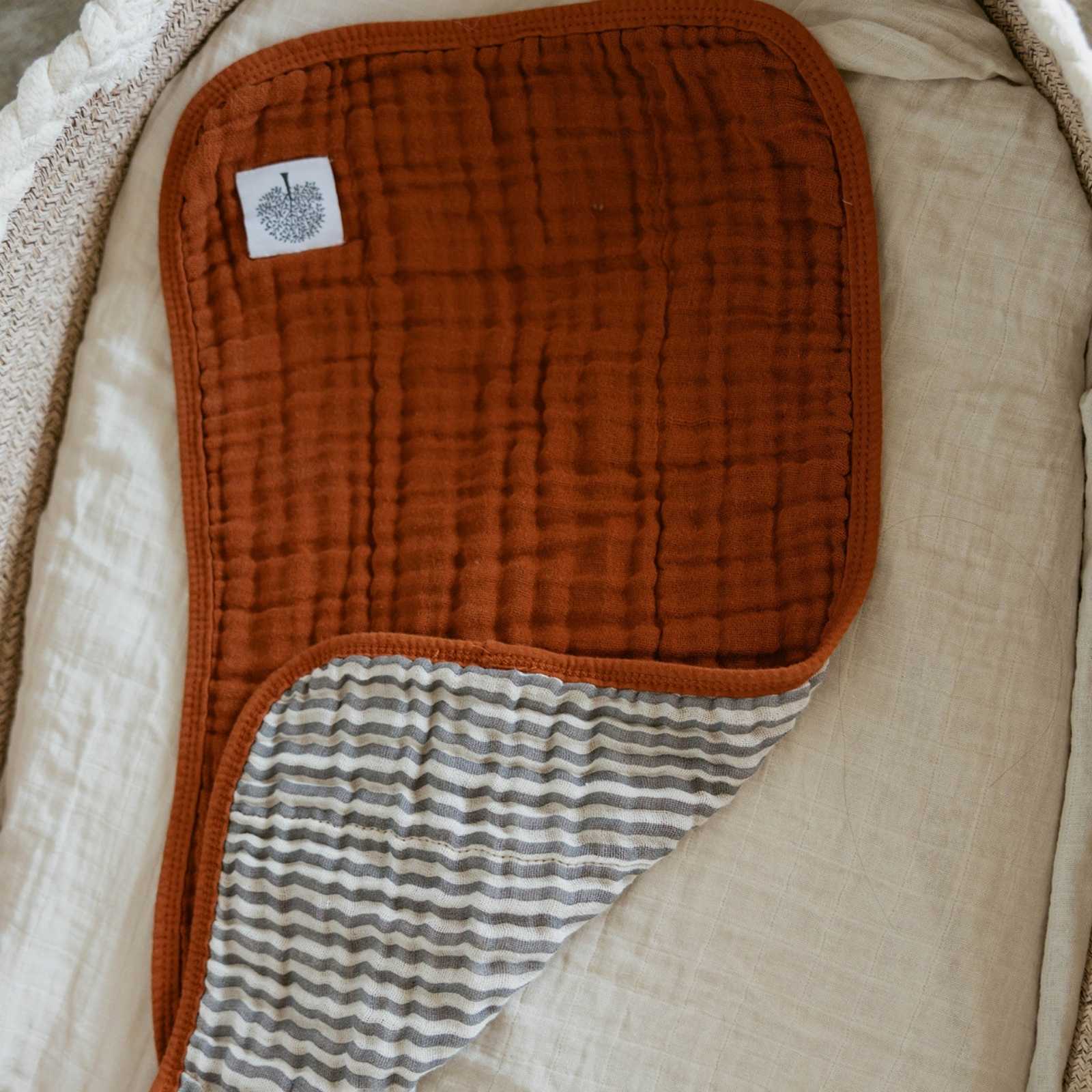 Pebble Set - Muslin Burp Cloths (4 Pack) - PhishStones Products