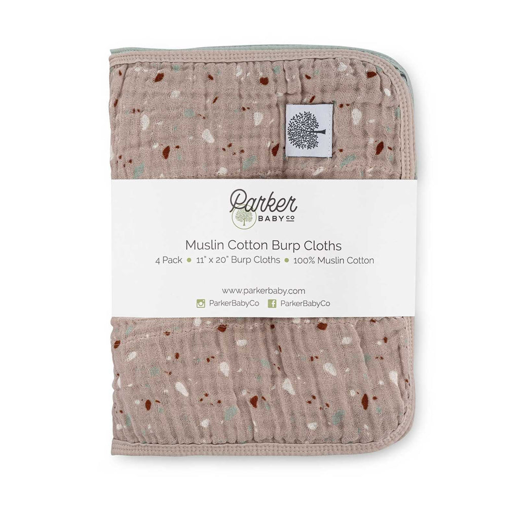 Pebble Set - Muslin Burp Cloths (4 Pack) - PhishStones Products