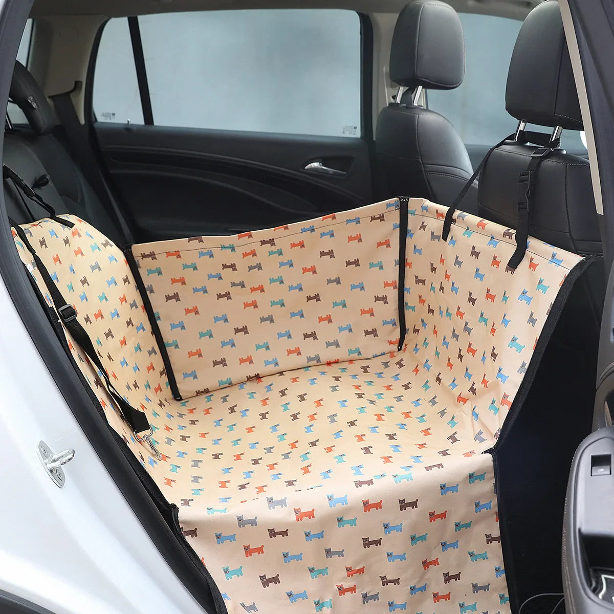 Pet Car Seat Cover Hammock for Dogs & Cats Waterproof Rear Bench Protector 60x35x53 cm (23.6x13.8x20.9 in) - PhishStones Products