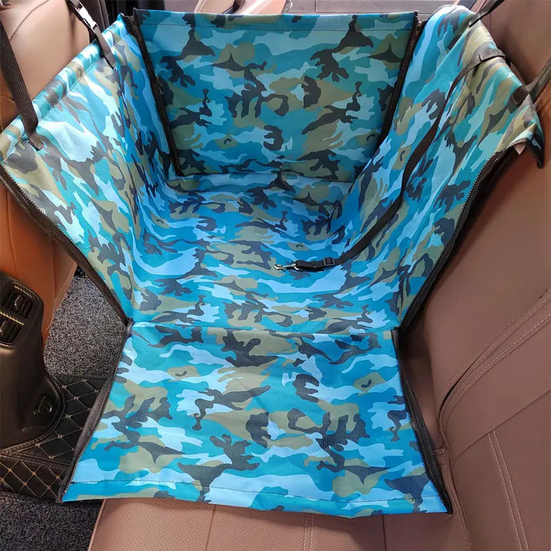 Pet Car Seat Cover Hammock for Dogs & Cats Waterproof Rear Bench Protector 60x35x53 cm (23.6x13.8x20.9 in) - PhishStones Products