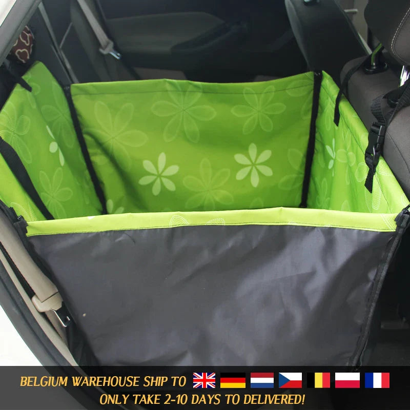 Pet Car Seat Cover Hammock for Dogs & Cats Waterproof Rear Bench Protector 60x35x53 cm (23.6x13.8x20.9 in) - PhishStones Products
