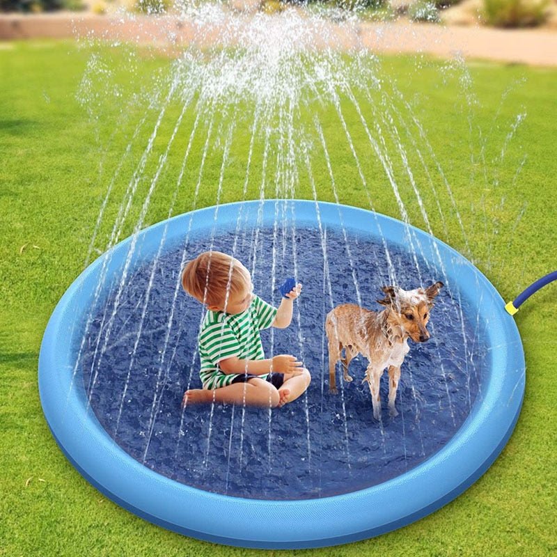 Pet Dog Sprinkler Pad Play Cooling Mat - PhishStones Products
