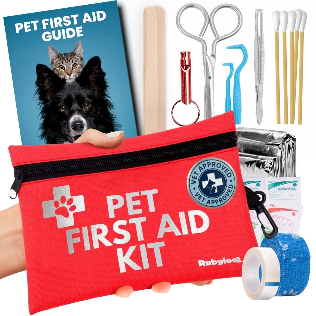 Pet First Aid Kit for Dogs & Cats with Vet - Approved Essentials - PhishStones Products