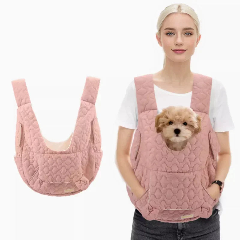 Pet Front Carrier Backpack - Waterproof Wind - Resistant Chest Bag for Dogs & Cats, Fits Pets up to 8.8 lb (4 kg) - PhishStones Products